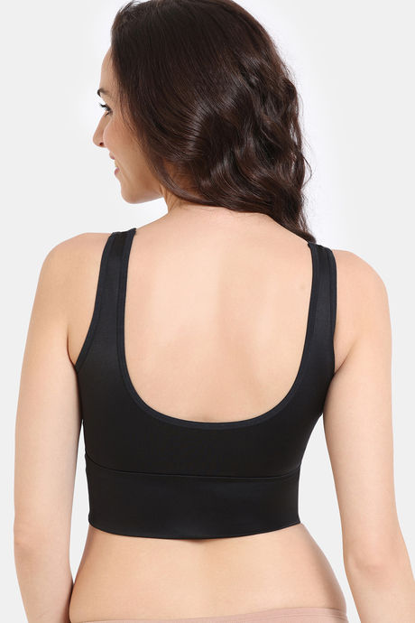 Zivame Double Layered Non Wired 3/4Th Coverage Bra Top With Removable Cookies - Tap Shoe — image 2